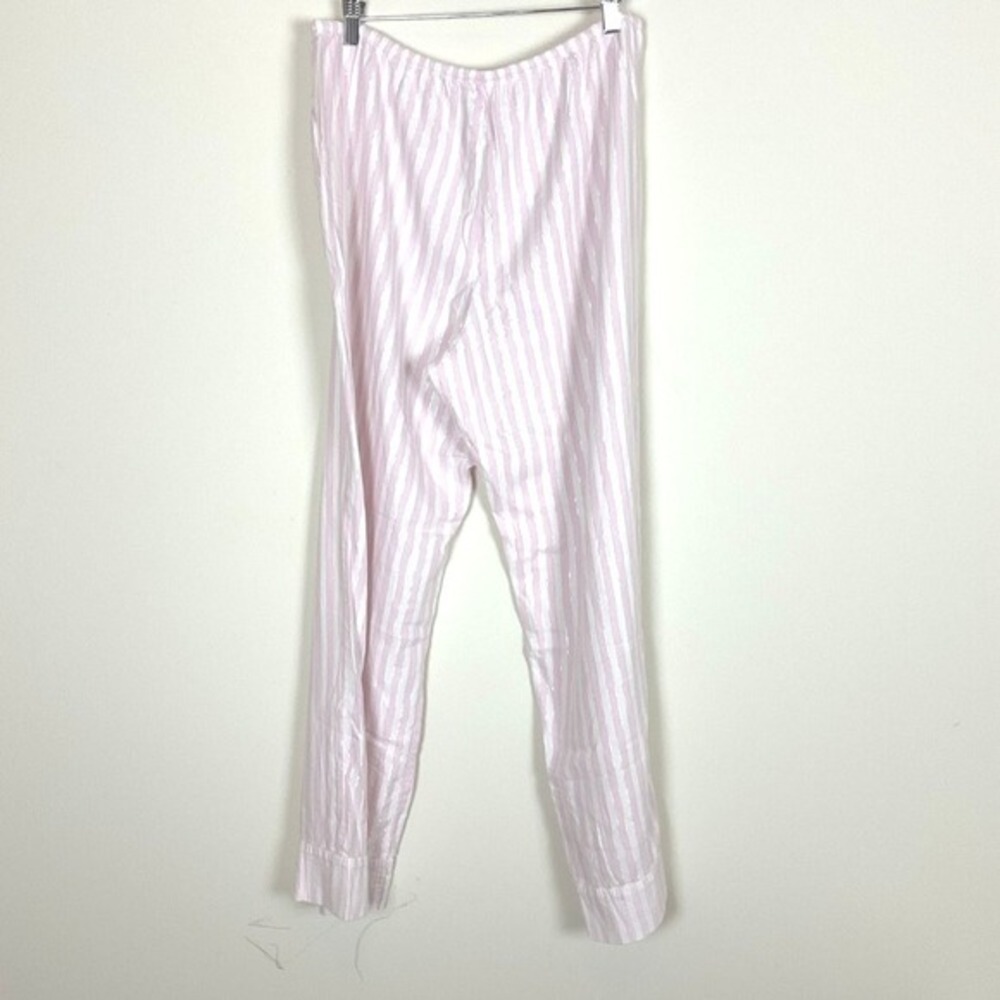 2/$30 Victoria's‎ Secret Pink White Striped Pajama Pants Large - Picture 3 of 3